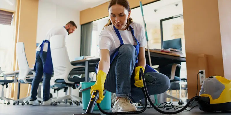 foto ilustrativaportaria e limpeza